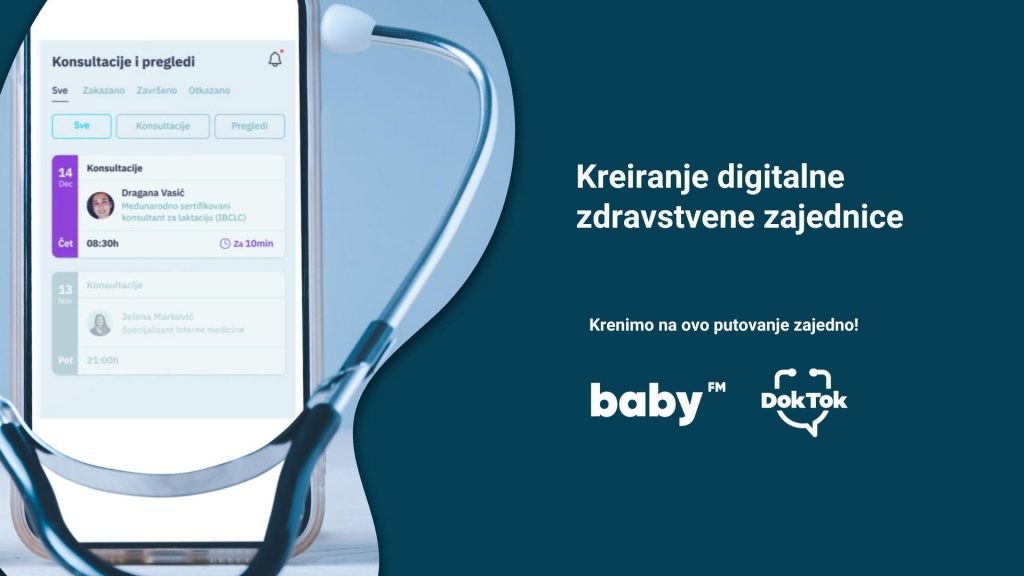 Baby FM i DokTok Pokreću Kampanju Digitalizacije u Zdravstvu u Srbiji