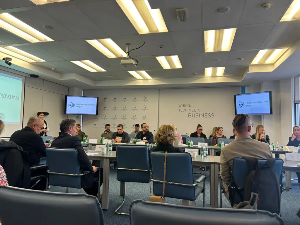 Roundtable discussion on digital health at Science Technology Park Belgrade